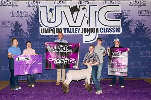 Supreme Champion Market Lamb
Umpqua Valley Jr Classic
